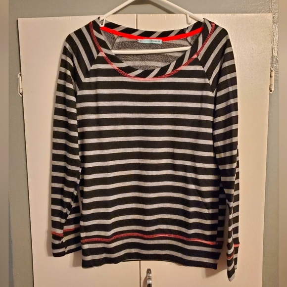 Maurices Striped Oversized Sweatshirt - Picture 1 of 5